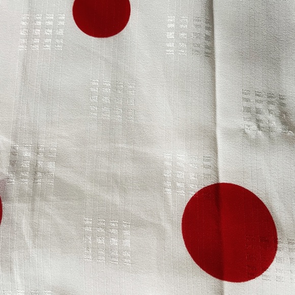 Vintage Adolfo for Saks Fifth Avenue Red/White Geometric Print Shift Dress, Med - Picture 8 of 11